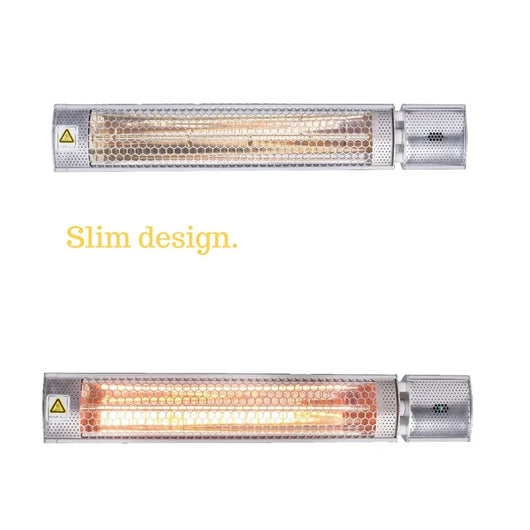 KAPAS 1500W Indoor/Outdoor Halogen Infrared Electric Space Heater, Wall Mounted, Remote Control!  -Brand new in the box