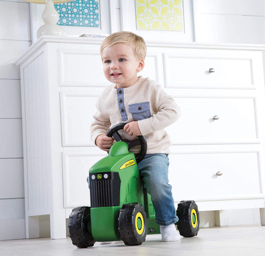 John Deere Ride On Toys Sit 'N Scoot Activity Tractor for Kids Aged 18 Months to 3 Years, Green- NEW AND ASSEMBLED!!!!