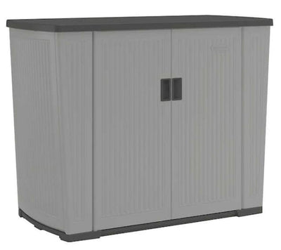 Suncast Oasis 130 Gallon Lockable Cabinet!! NEW AND ASSEMBLED!!