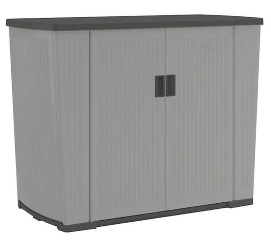 Suncast Oasis 130 Gallon Lockable Cabinet!! NEW AND ASSEMBLED!!