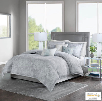 Home Essence Karlene 6 Piece Cotton Sateen Duvet Cover Set- NEW IN BAG!!!!