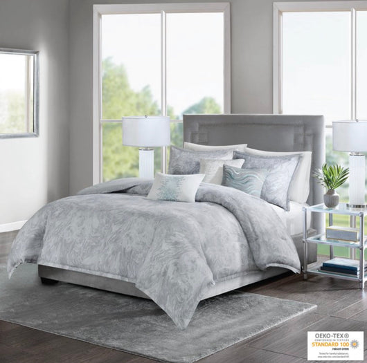 Home Essence Karlene 6 Piece Cotton Sateen Duvet Cover Set- NEW IN BAG!!!!