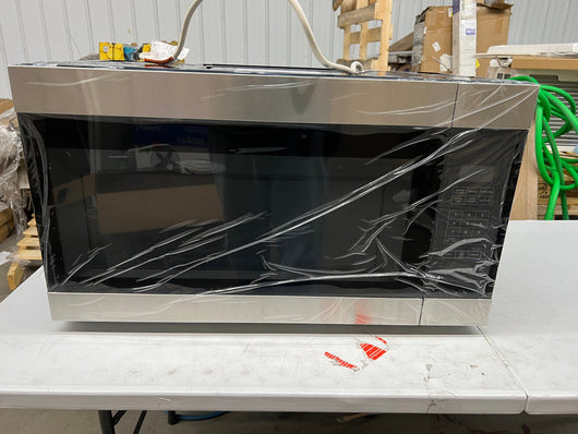 Amana 1.6 cu. ft. Over the Range Microwave in Stainless Steel!! NEW OUT OF BOX, MINOR DENT FROM SHIPPING!!