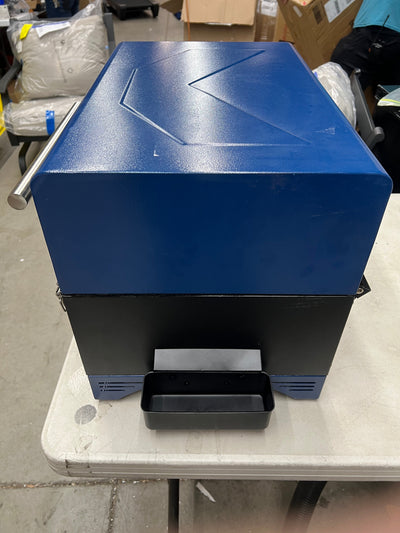 ASMOKE AS350 256-sg. in. Portable Wood Pellet BBQ Grill And Smoker Navy Blue- Used, Tested and Works Great!!!