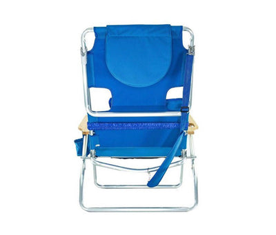 Ostrich Reclining Aluminum Beach Chair - Blue- NEW OUT OF BOX!!!