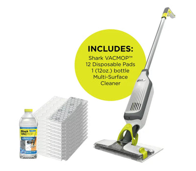 Shark VACMOP™ Cordless Hard Floor Vacuum Mop with Disposable VACMOP™ Pad- NEW IN BOX!!