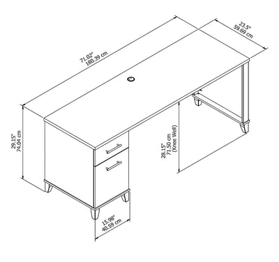 Bush Furniture Somerset 72W Office Desk**New in Box**