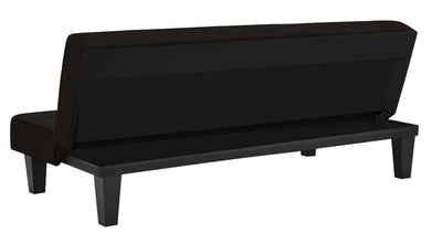 DHP Kebo Futon with Microfiber Cover, Black- NEW AND ASSEMBLED!!!!