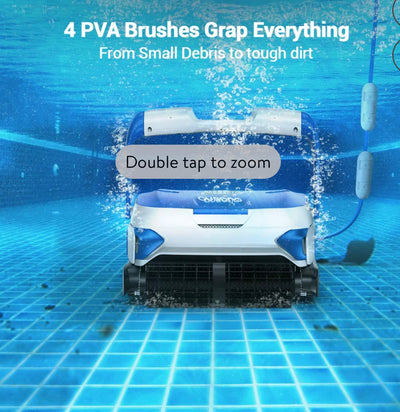 Ausono Automatic Pool Cleaner with Wall Climbing for Inground Swimming Pool- new in box