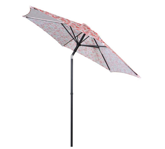 Mainstays Outdoor 7.5' Floral Print Round Push-up Market Patio Umbrella- NEW!!!!