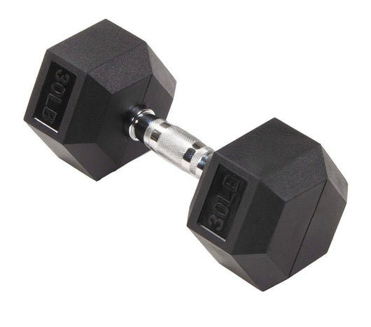 BalanceFrom Rubber Hex Dumbbells, 30 lbs Pair, Black- NEW IN BOX!!!!