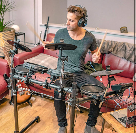 Alesis Drums Turbo Mesh Kit – Electric Drum Set With 100+ Sounds, Mesh Drum Pads, Drum Sticks, Connection Cables and 60 Melodics Lessons!  -Brand new in the box