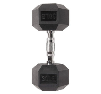 BalanceFrom Rubber Hex Dumbbells, 30 lbs Pair, Black- NEW IN BOX!!!!