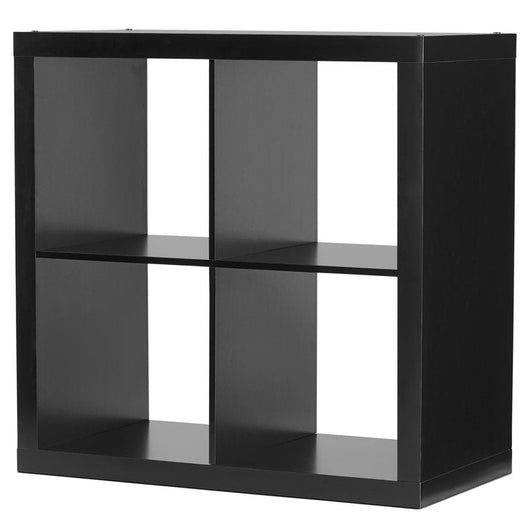 Better Homes & Gardens 4-Cube Storage Organizer, Solid Black**New damaged from shipping**