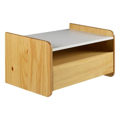 Solid Wood Floating Nightstand