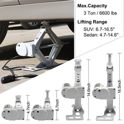 VEVOR Electric Car Jack 3 Ton 12V Floor Jack, All-in-One Electric Scissor Jack!

-Brand new in the carry case