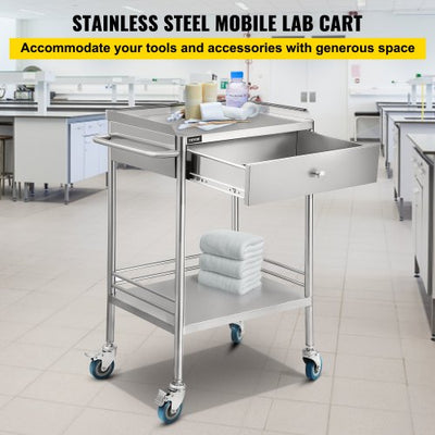 VEVOR Shelf Stainless Steel Utility Cart Catering Cart!

-Brand new and Assembled